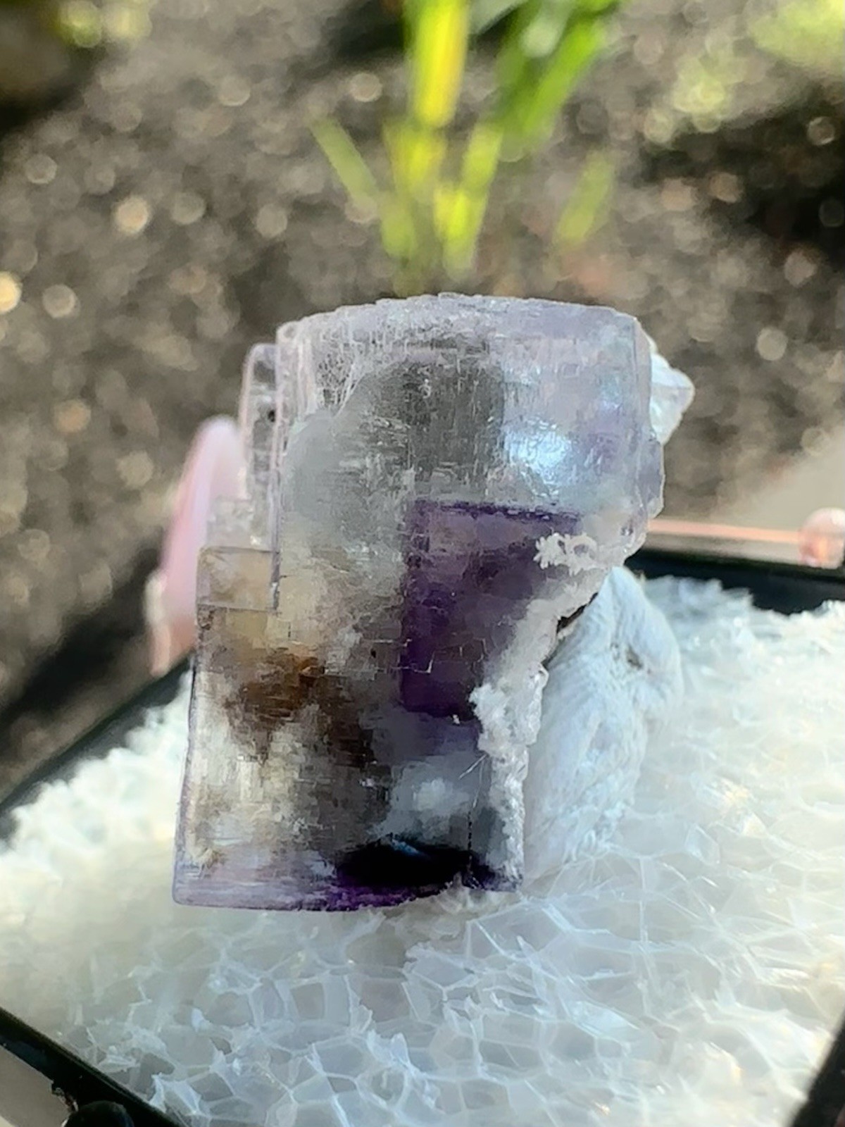 Etched Purple And Blue Fluorite, Minerva No. 1, Illinois