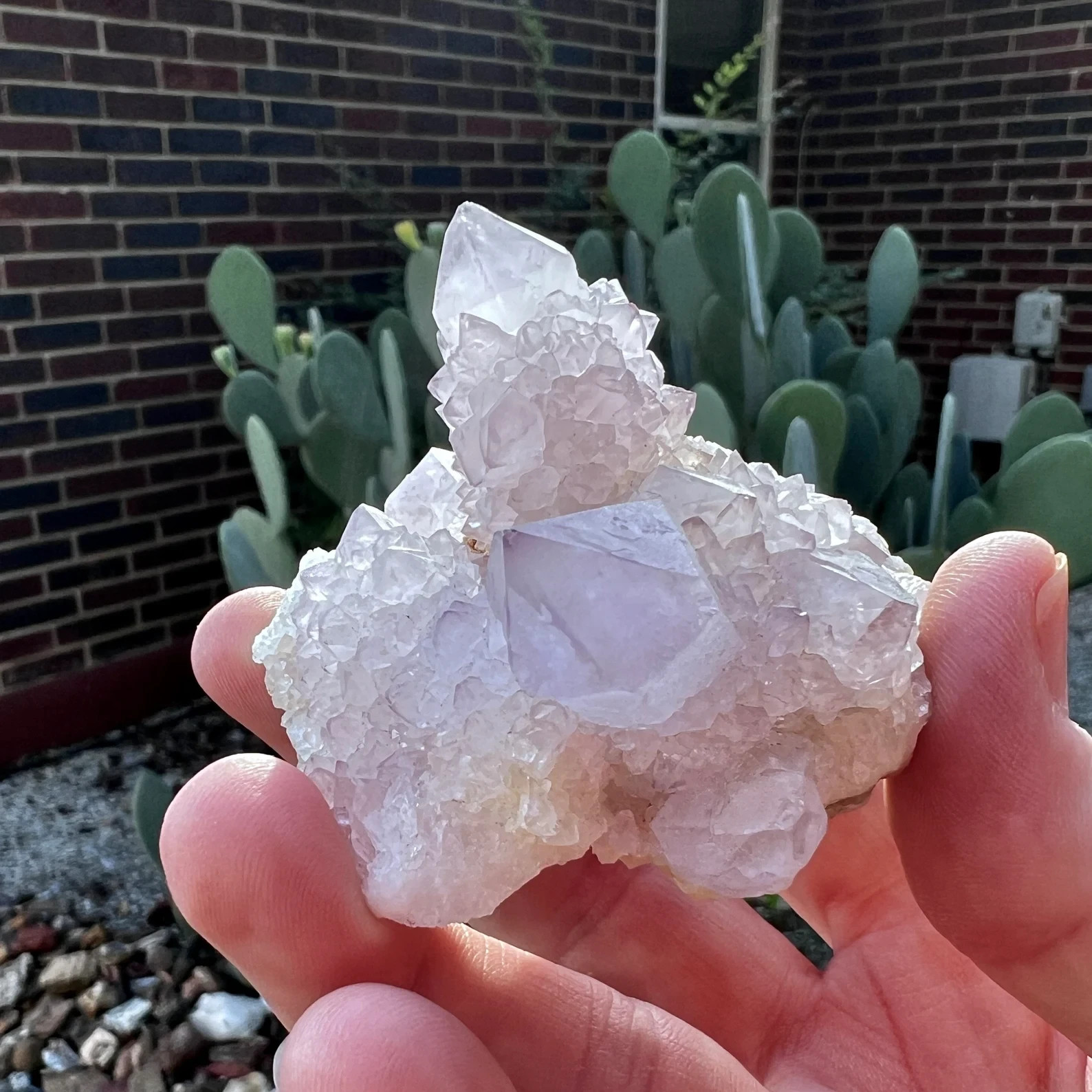 100g Natural Spirit Quartz (Cactus Quartz) Cluster Amethyst – South Africa