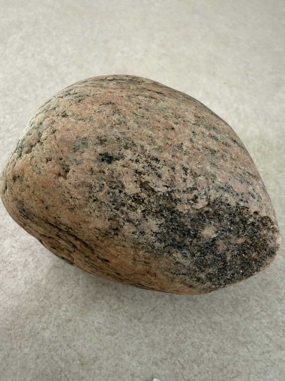 Large Magnetic Granitic Gneiss Specimen – Pink Feldspar, Quartz & Magnetite
