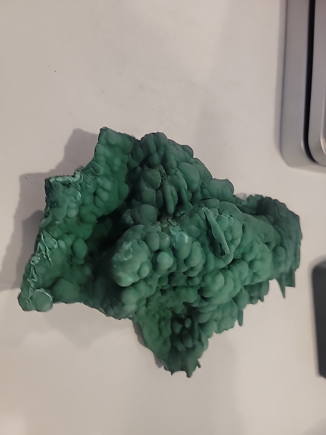 1.5 Pound: Malachite Rough Brain Botryoidal Plume From DRC Africa G