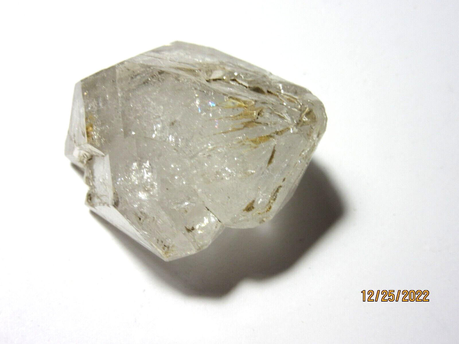 Natural Herkimer Diamond Quartz 1 5/8″ Crystal Herkimer, NY Reiki NHDQC-2