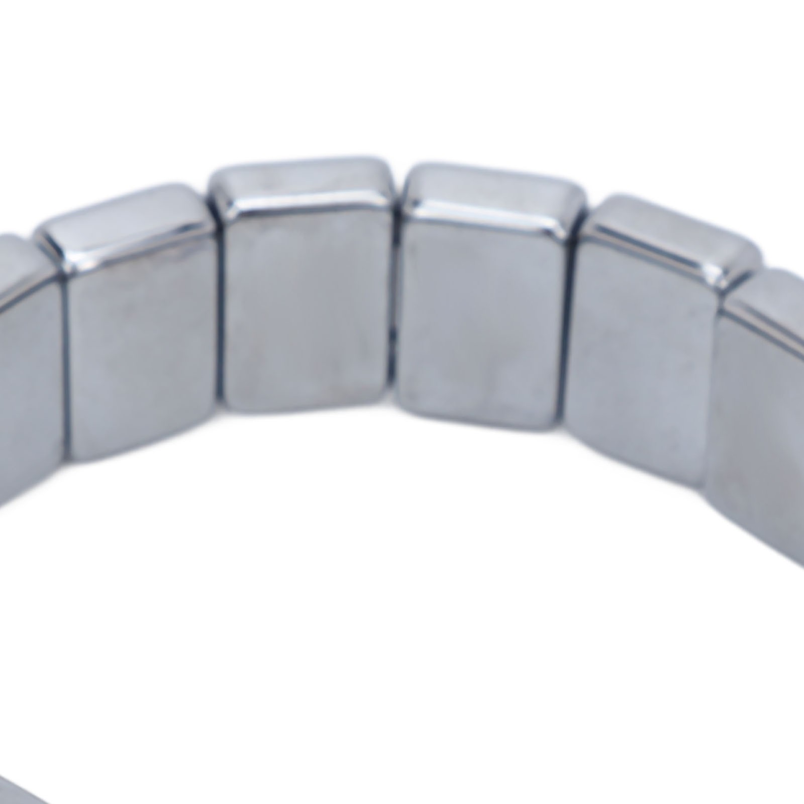 Terahertz Stone Bracelet Faceted Rectangle Pain Relief Bracelet For
