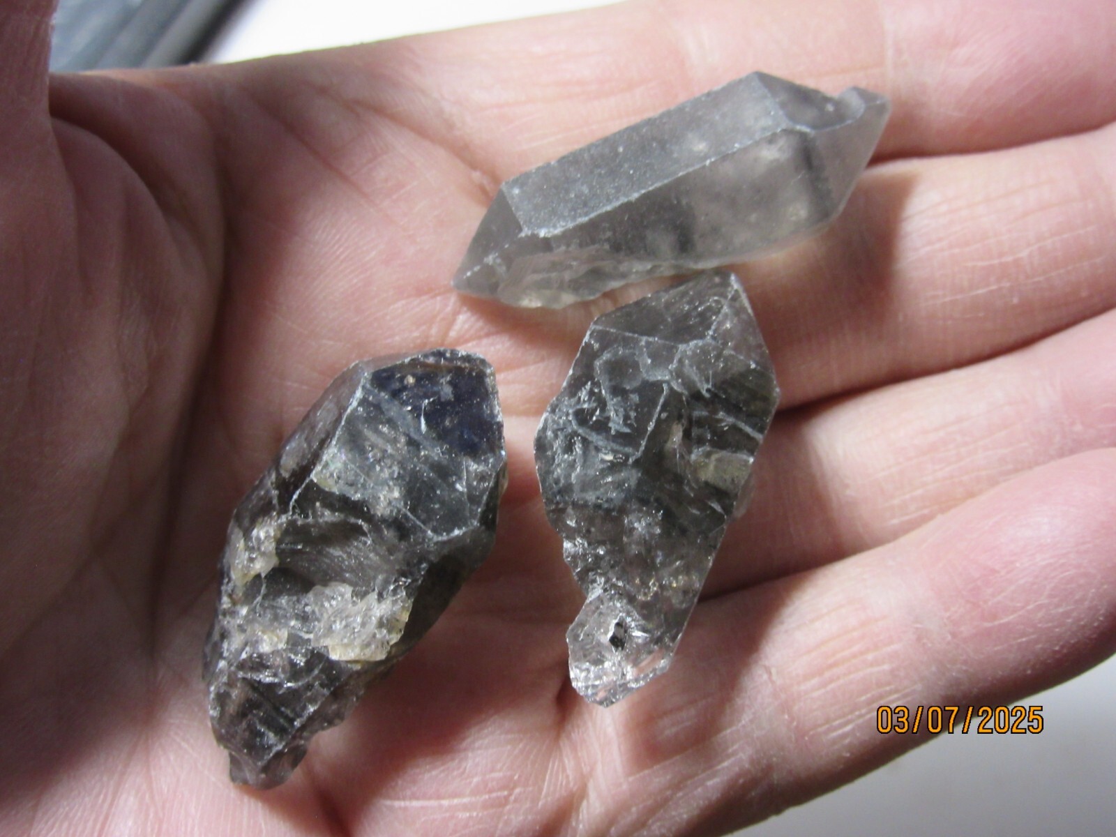 3 Carbon Quartz Tibetan Points 1 5/8″ Collectibles CQTPC-3