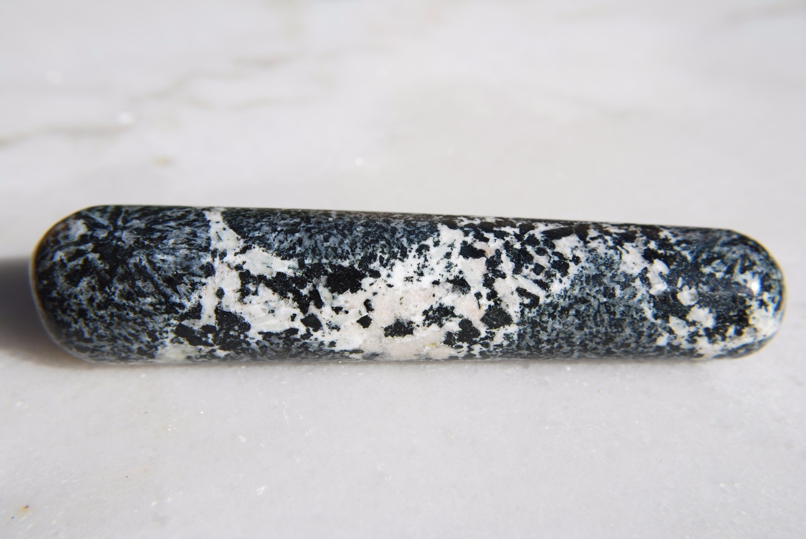 CHARGED Orbicular Granite (Volcanic) 4″ Massage Wand Healing REIKI 102g [RARE]