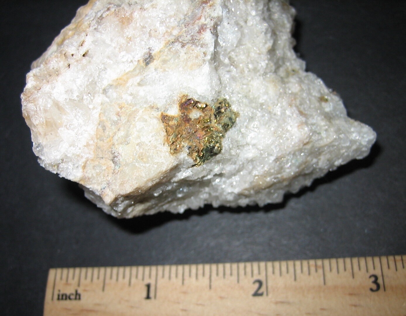 BEAUTIFUL RARE LOCALITY NATURAL 2.5″x 3″ QUARTZ CRYSTAL CLUSTER NH, USA 184g *A1