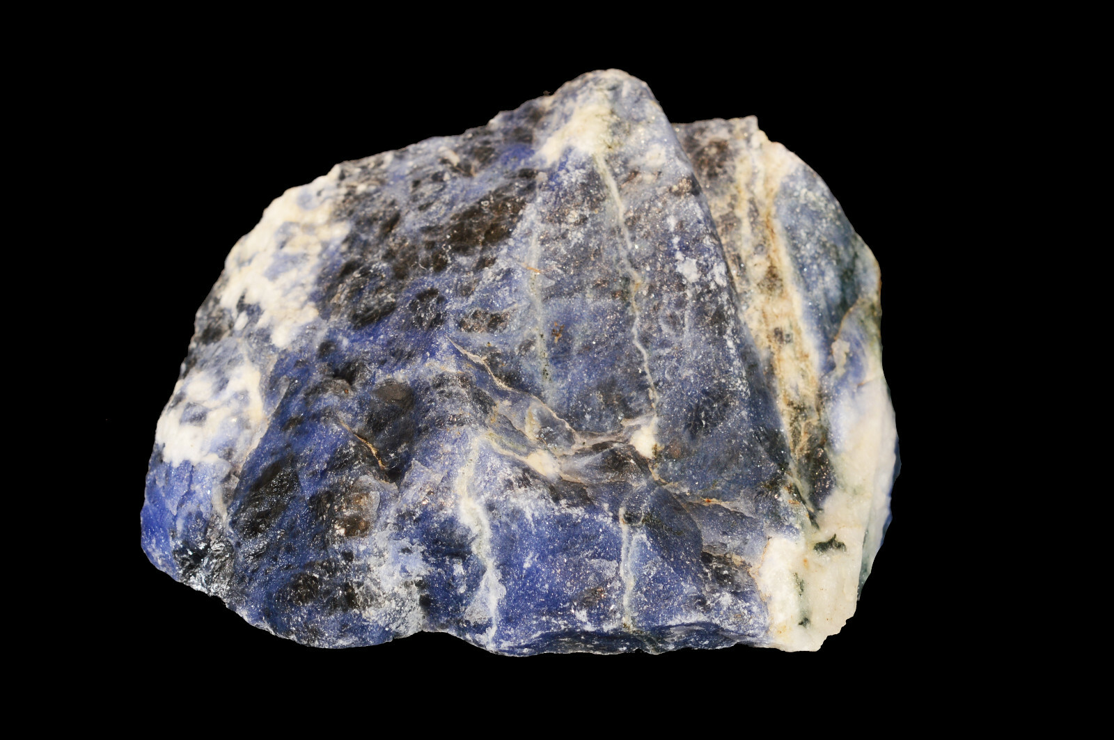BLUE SODALITE 2 1/2″ 4-7 Oz Lapidary Rock Mineral Specimen Healing Crystal Stone