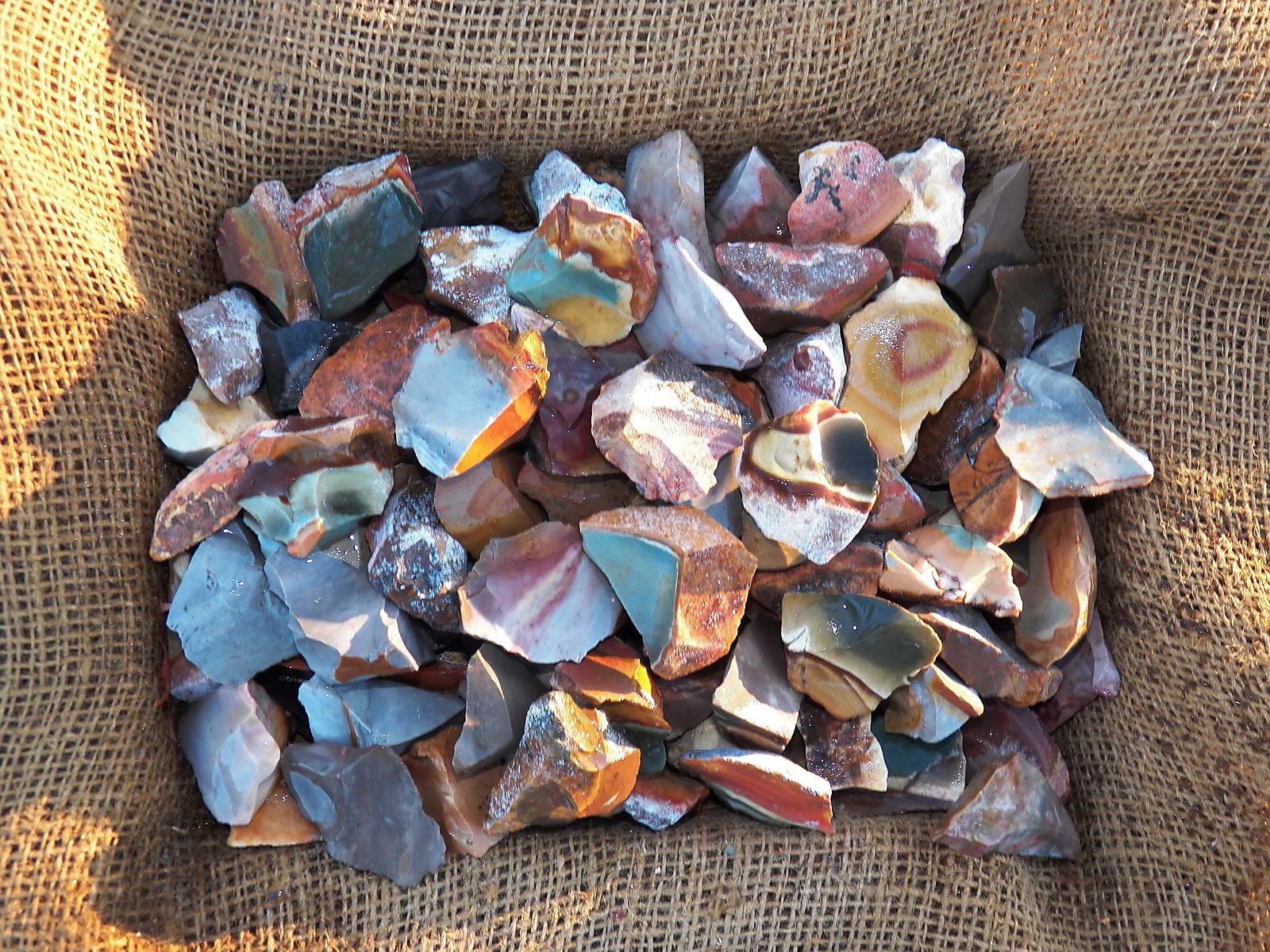 3000 Carat Lots of Desert Jasper Rough – Plus a FREE Faceted Gemstone