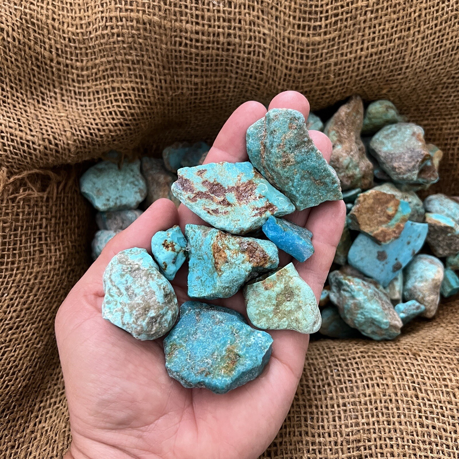1000 Carat Lots of Old Stock Kingman, AZ Turquoise Rough – HIGH END