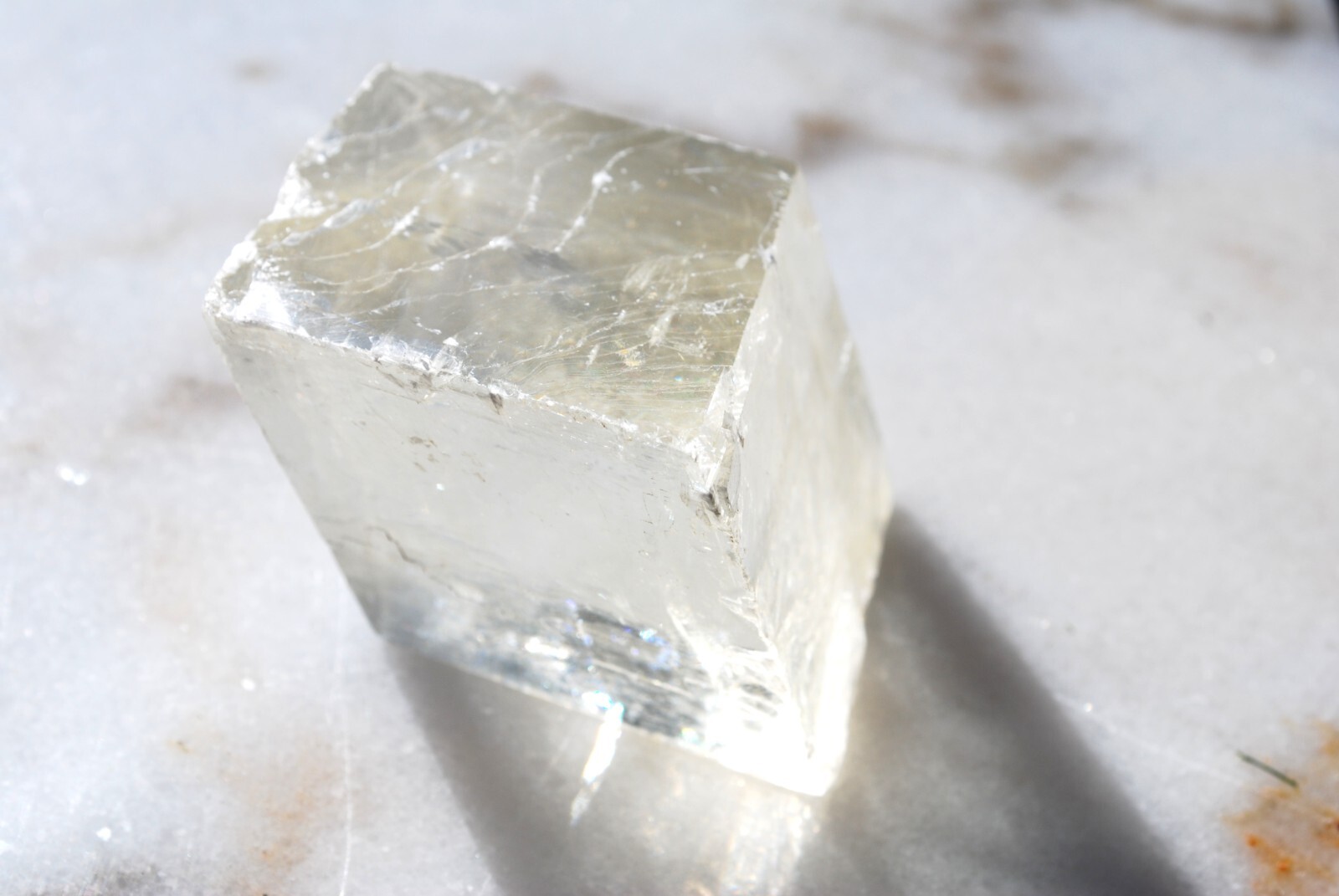 4 x Natural Iceland Spar Crystals Viking Stones specimens 4Pieces = ~7 – 9 Oz