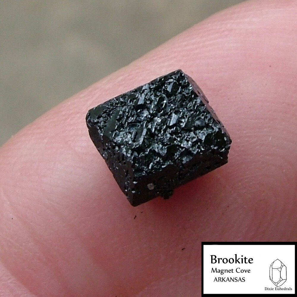 5/16″ BROOKITE crystal MAGNET COVE ARKANSAS HOT SPRINGS bulk listing