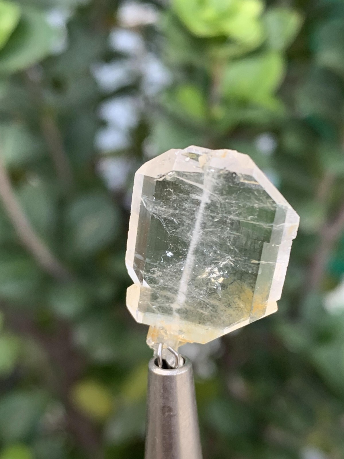 7 Grams Faden Quartz Crystal. size: 2.5*1.5*0.2 cm
