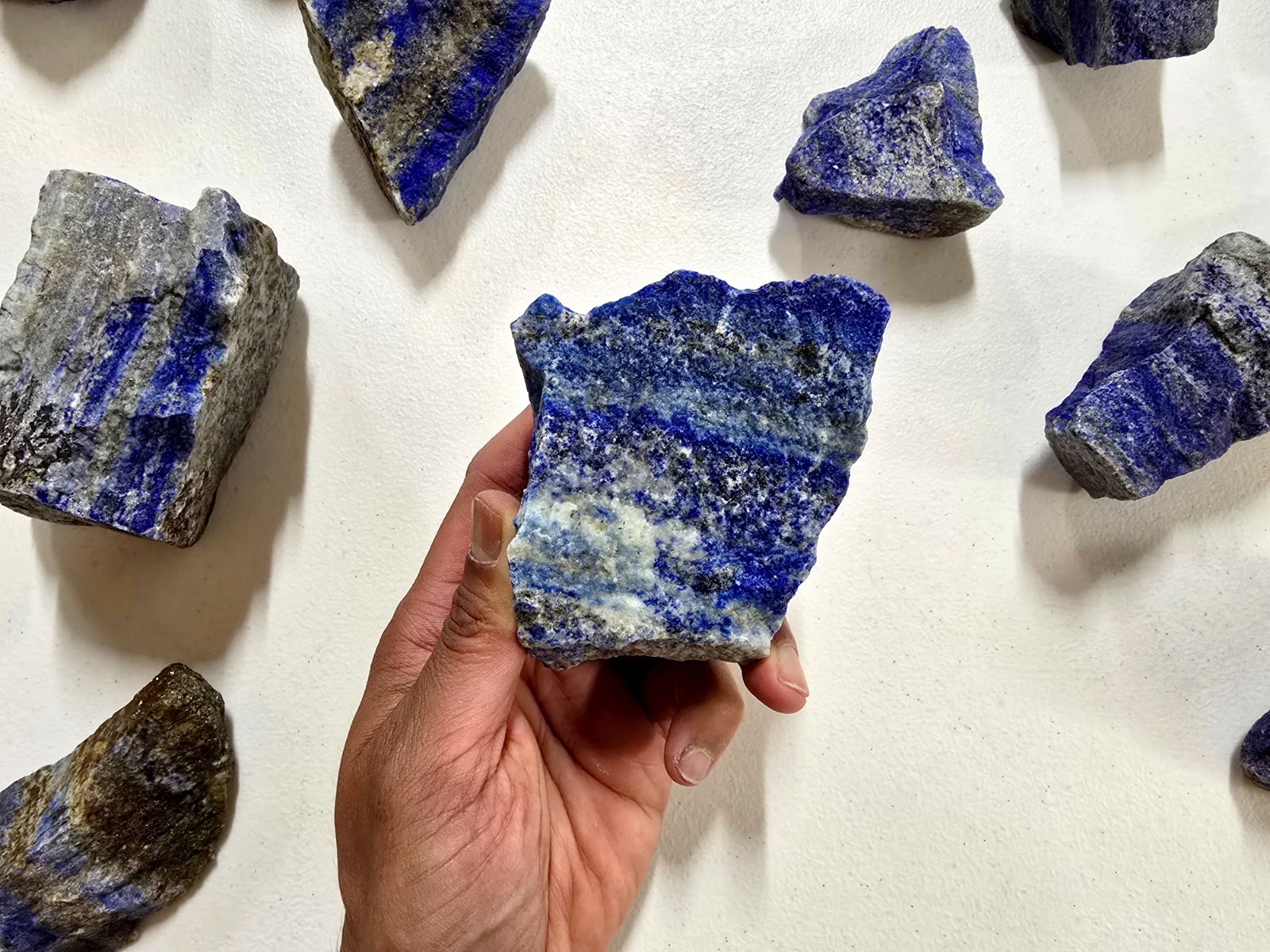 Raw Lapis Lazuli Crystal Chunks Natural Large Rough Stones for Lapidary & Décor
