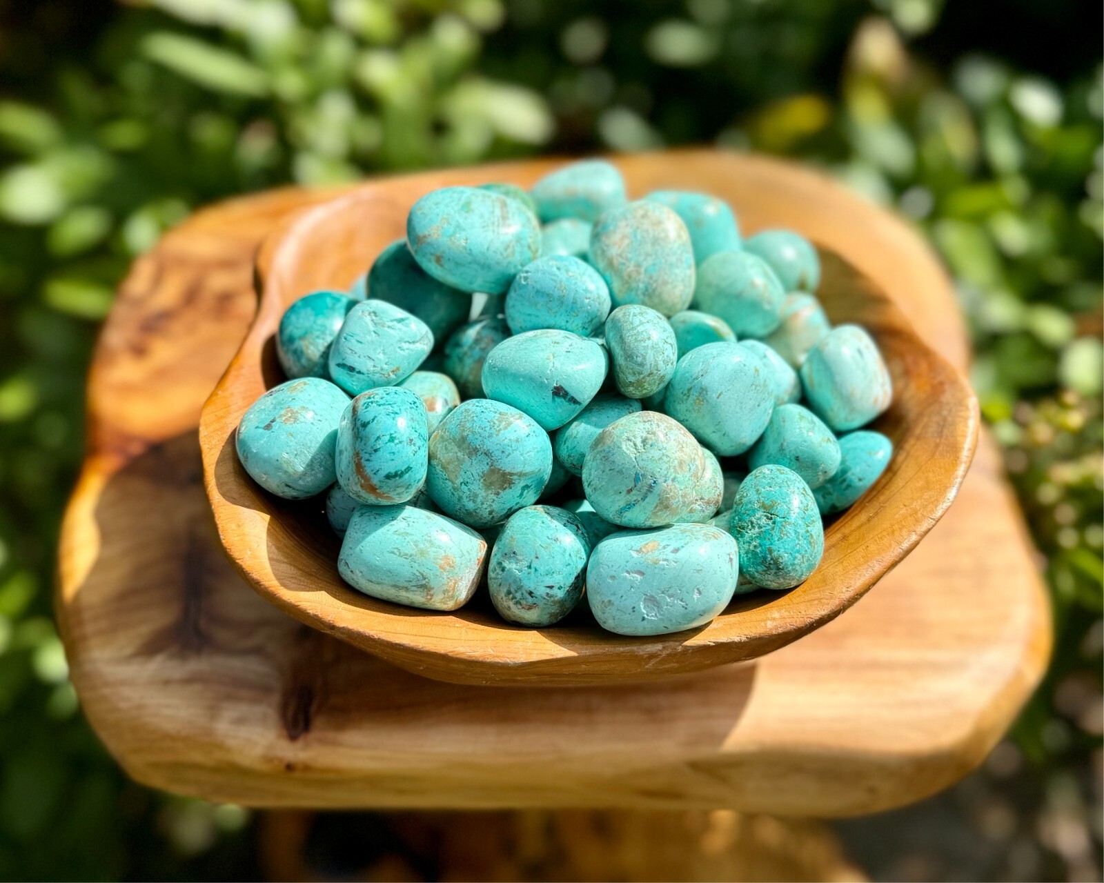 Peruvian Turquoise Tumbled Stones Wholesale Lots (Natural Turquoise Crystals)