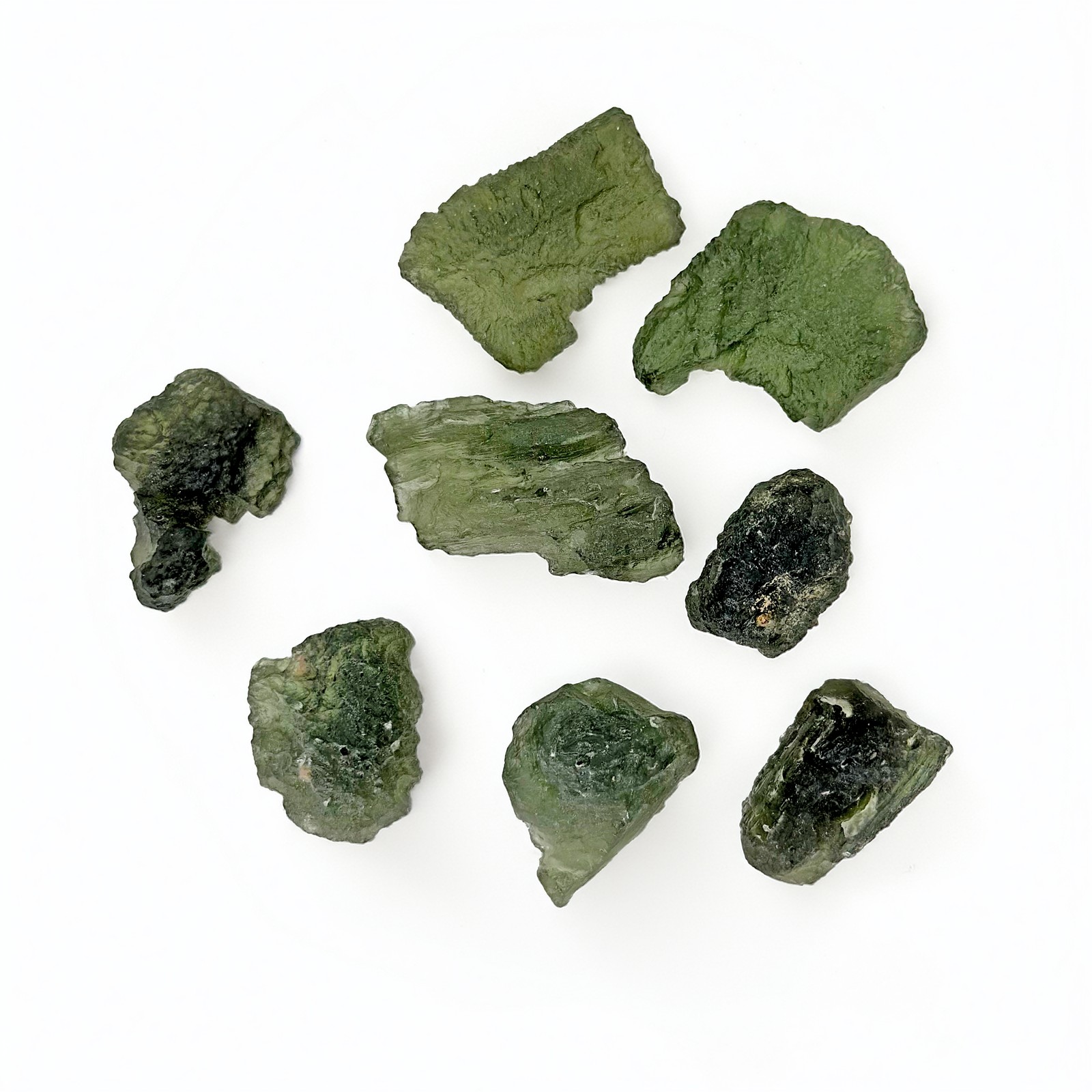 Raw Moldavite Crystal, Natural Moldavite Stone from Czech Republic