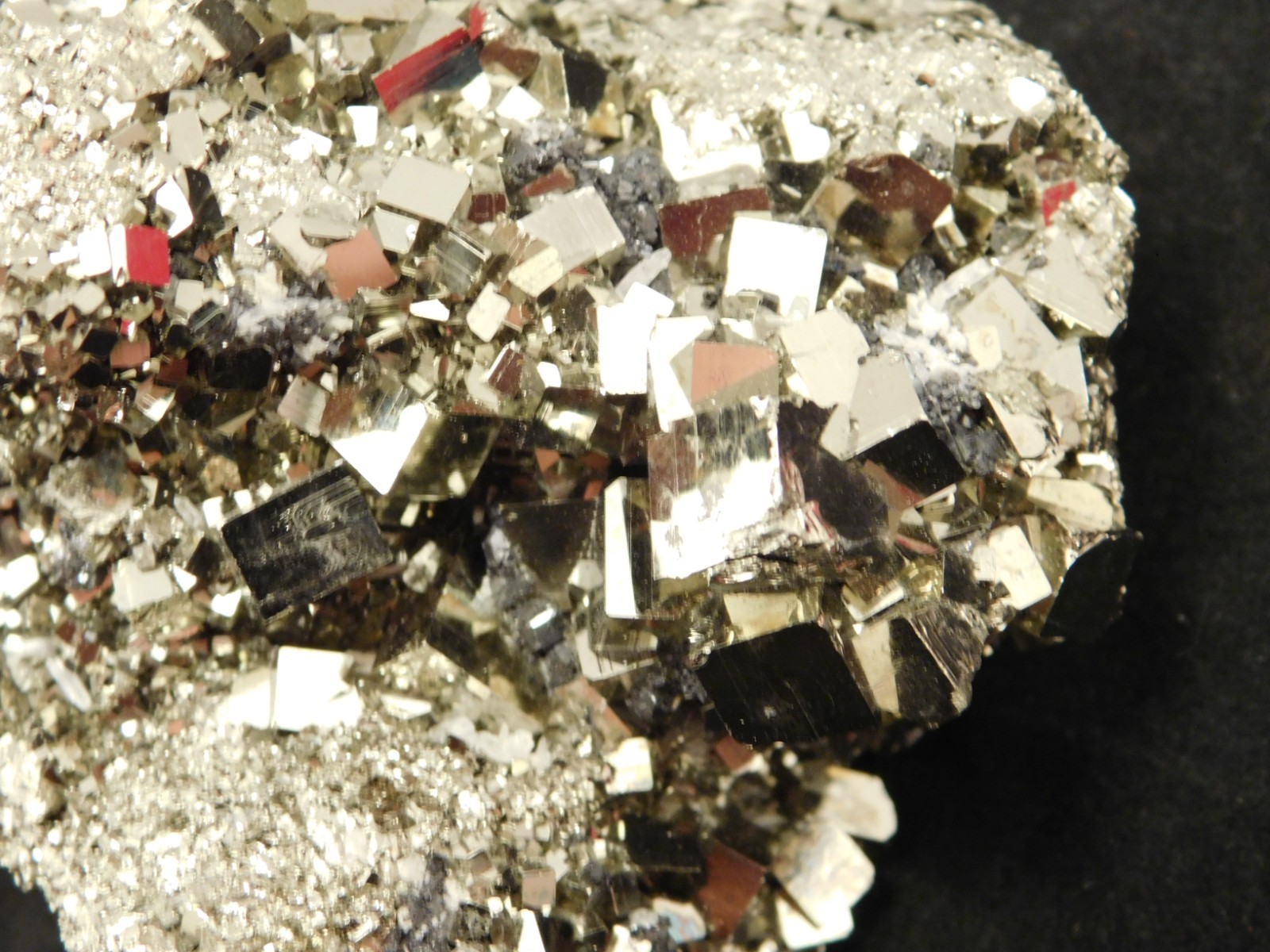 wOw! LARGER! Nice and 100% Natural Pyrite CUBE Cluster Peru 529gr