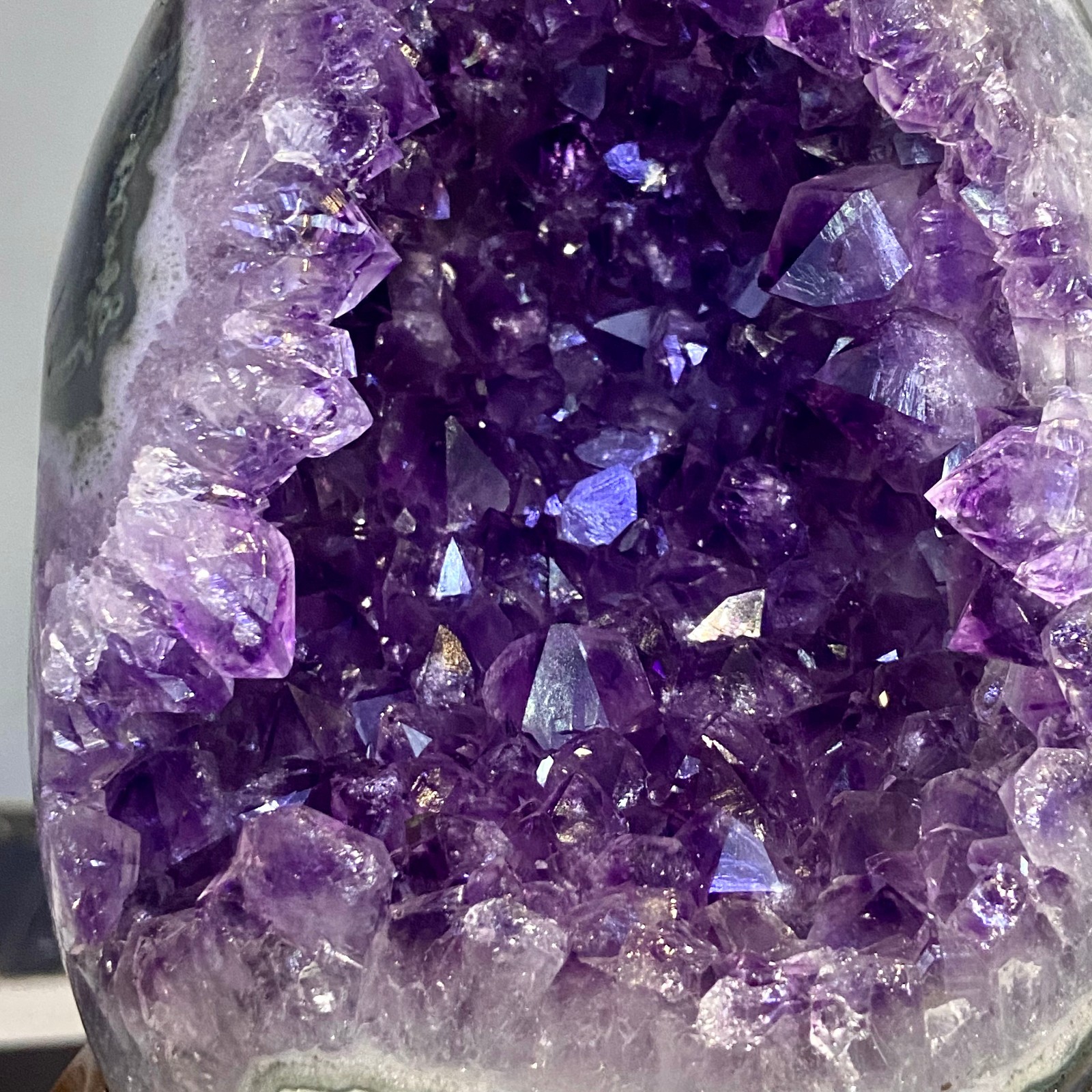 17.85LB Natural amethyst Dinosaur egg Quartz Crystal specimen healing