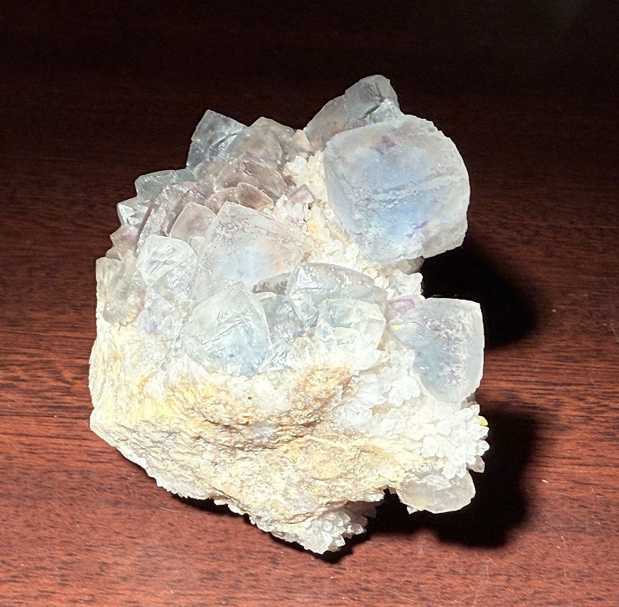 Blue terahexahedral FLUORITE – Hickey No. 1 Mine, Socorro County, New Mexico