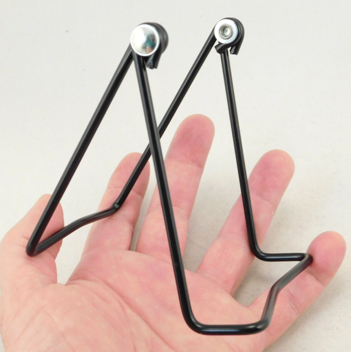 Easel Display Stand Adjustable Black Color Medium Sized Vinyl Coated