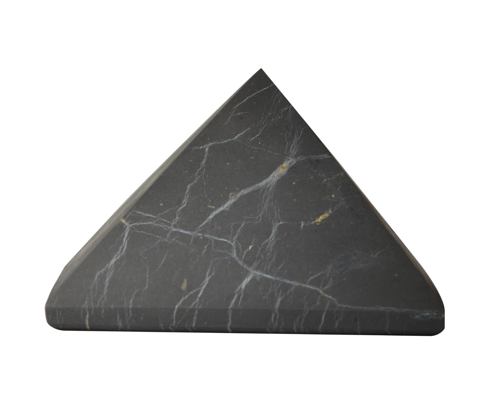 Shungite World Shungite Pyramid – Various sizes ( Polished or Unpolished )