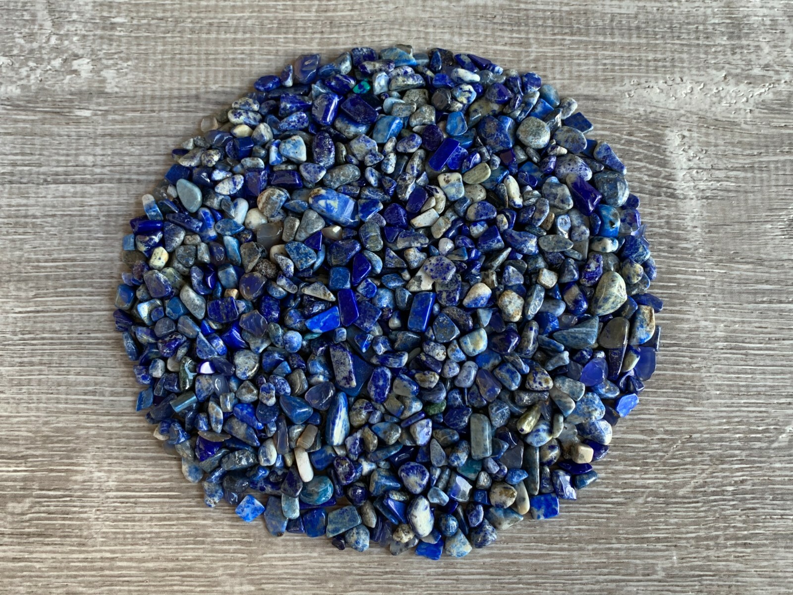 Grade A++ Lapis Semi Tumbled Gemstone Mini Chips 6 – 18 mm, Wholesale Bulk Lot