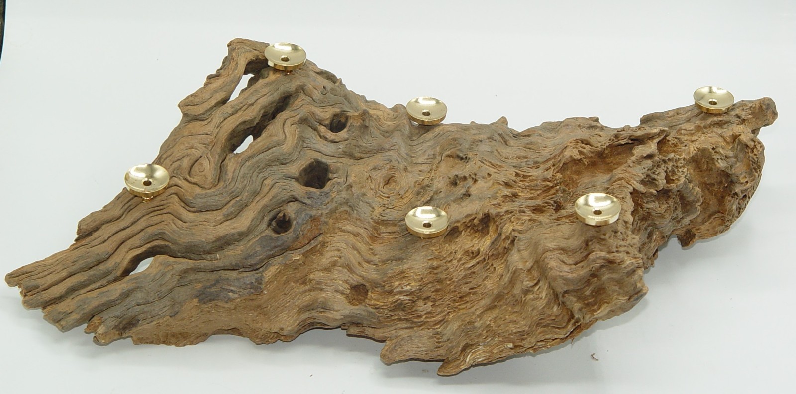 Natural Driftwood Multi 6 Sphere Holder Wood Nature Earth Unique Stand Display
