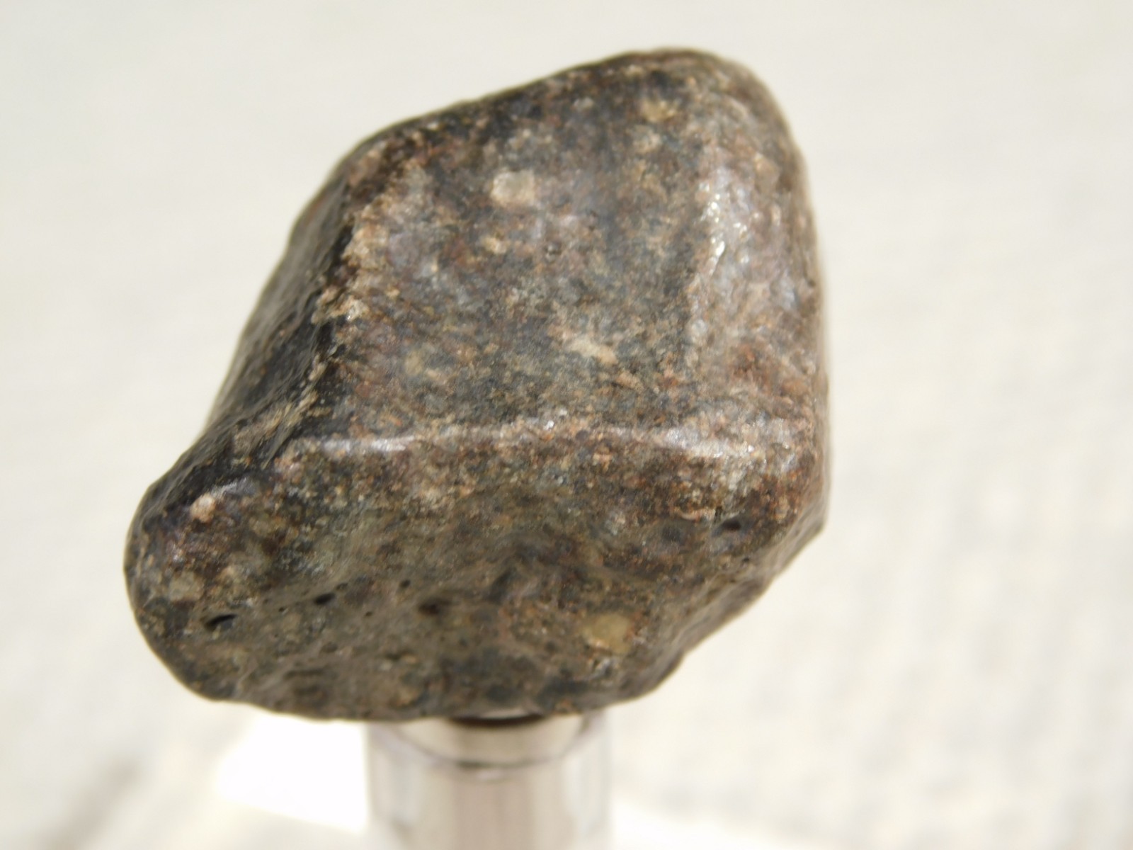 Stony METEORITE with DARK Fusion Crust 100% Natural 23.3gr