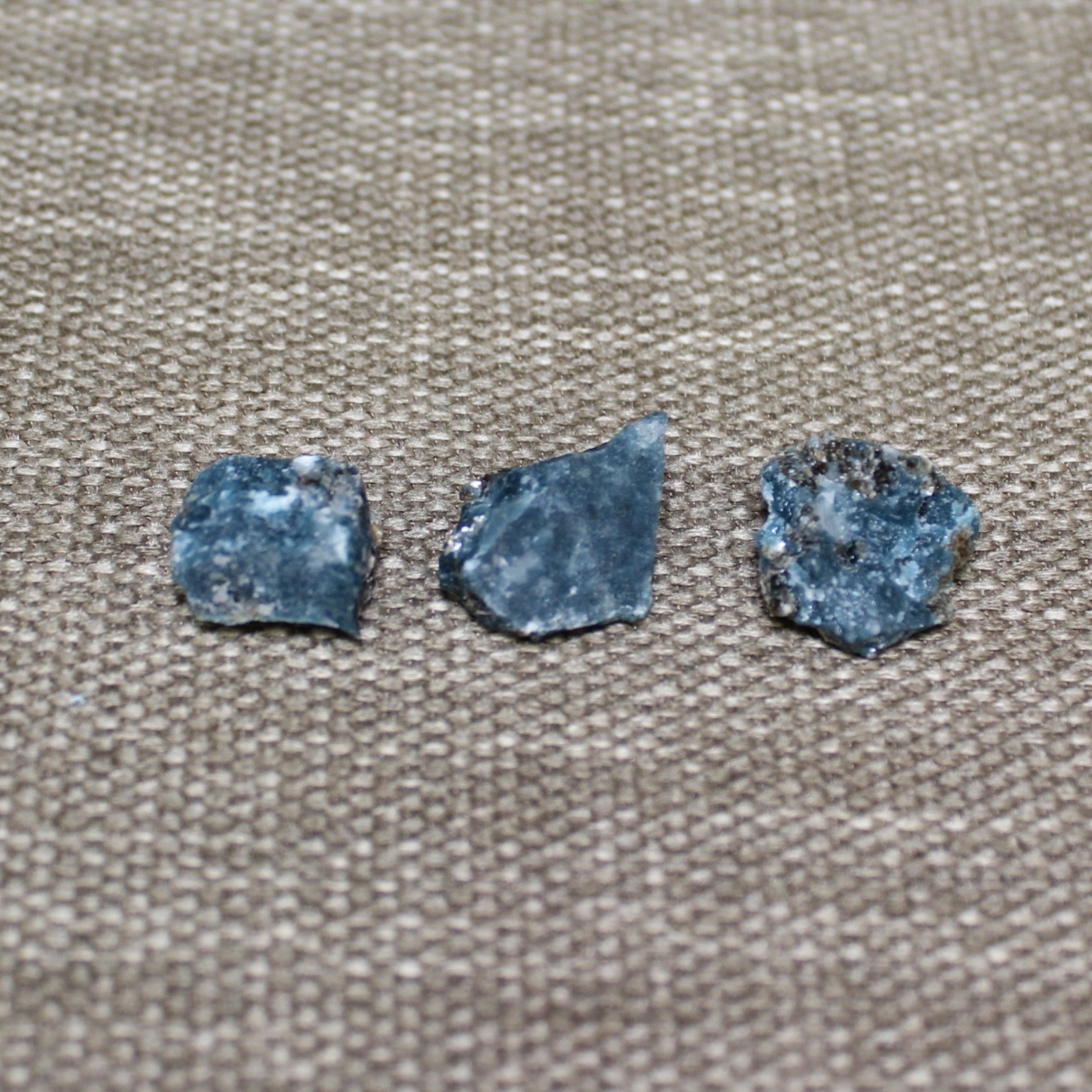 SERENDIBITE, from Warren Co. N.Y. Old estate collection (3 pcs).