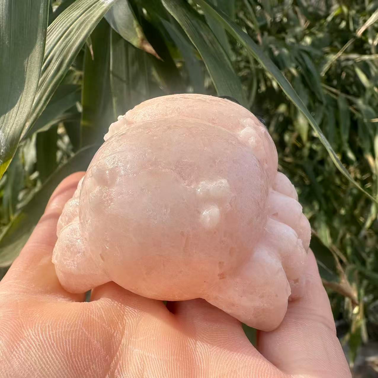 1pc Natural jasper stone Quartz Carved Crystal spider Skull Reiki Healing