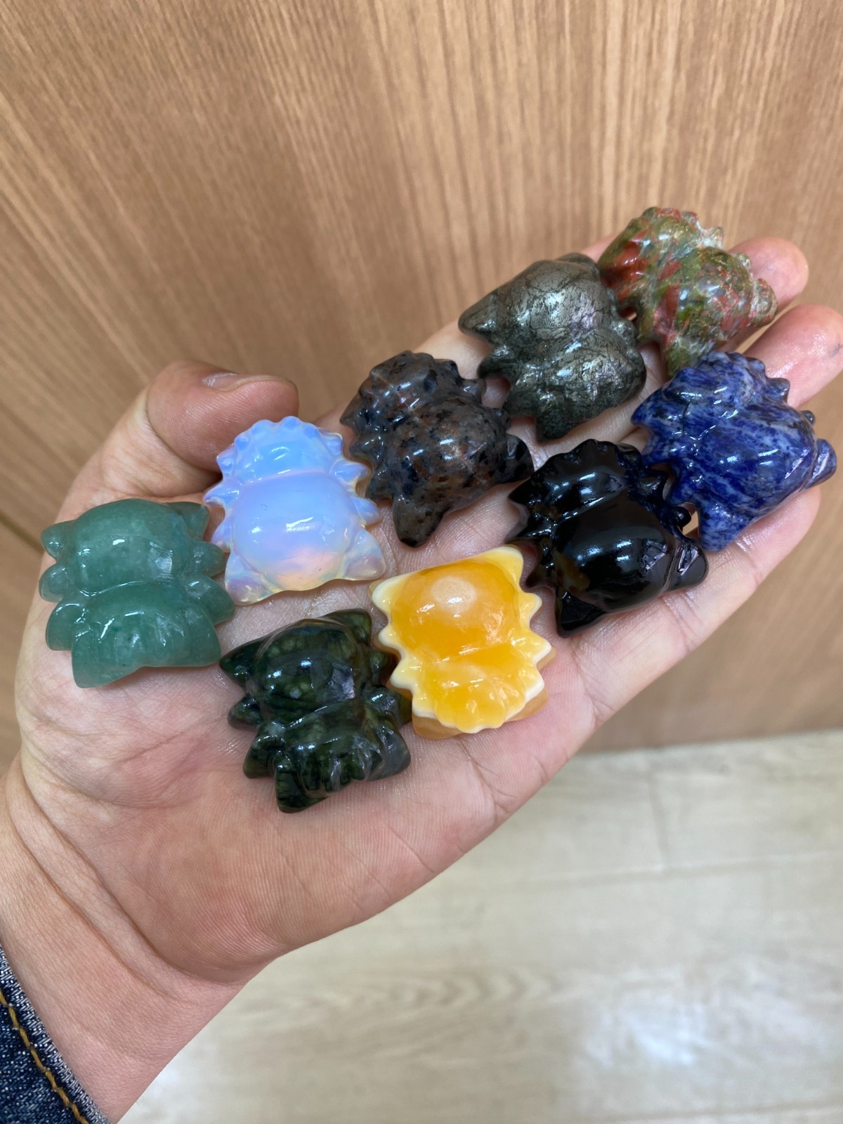 1pc Natural Mixed Quartz Carved Spider skull crystal Reiki healing Gift Decor