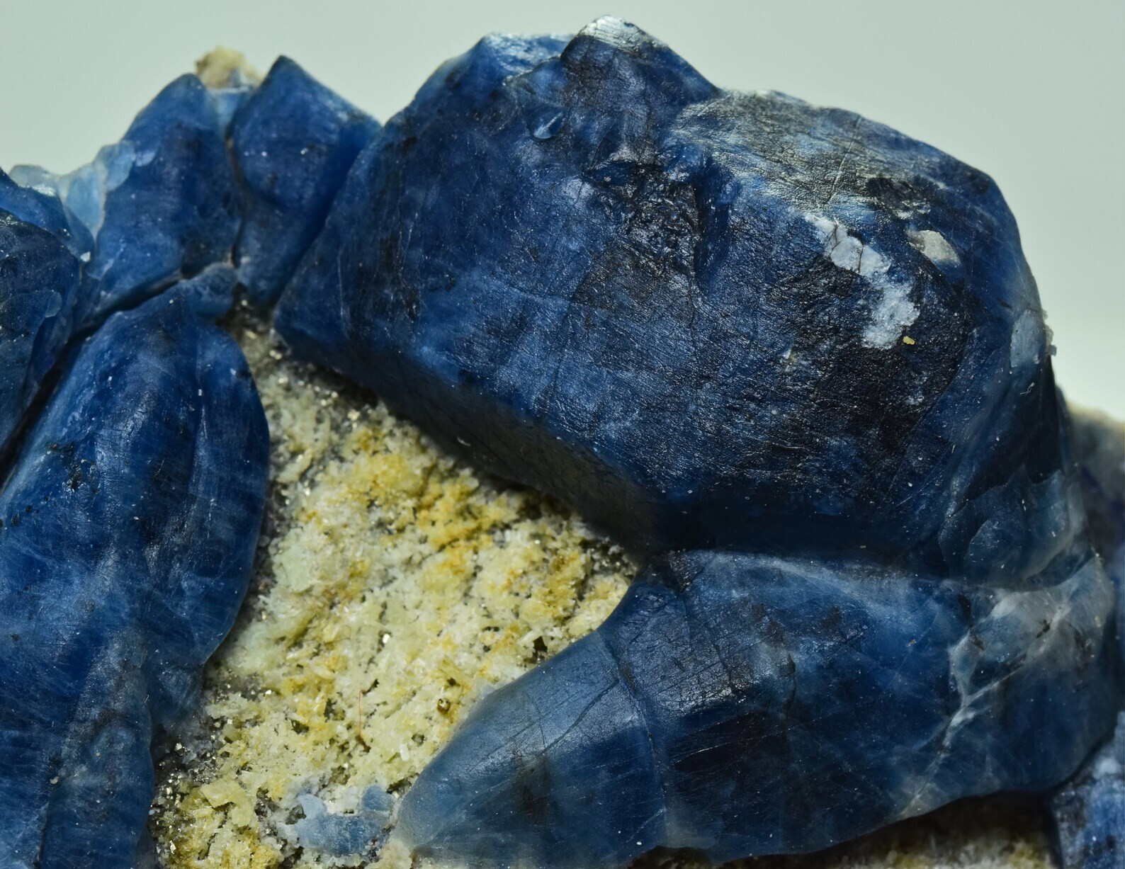 1444 Gram Rare Huge Size Fluorescent Afghanite Crystals On Matrix