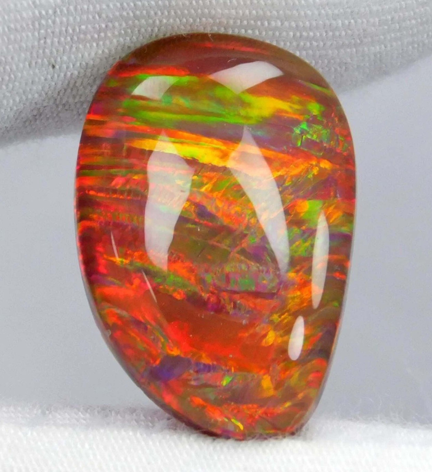 Doublet 60.25 Ct Fancy Natural Ammolite Opal-Like Organic Loose Gemstone 5SJC
