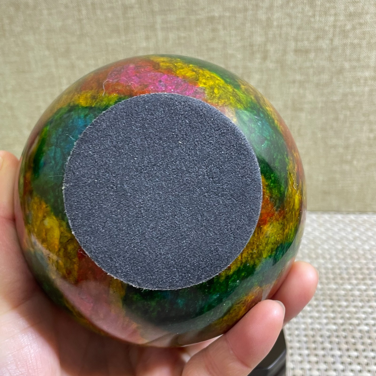 1500g Seven Colors Jade” sphere specimen -Taiwan China