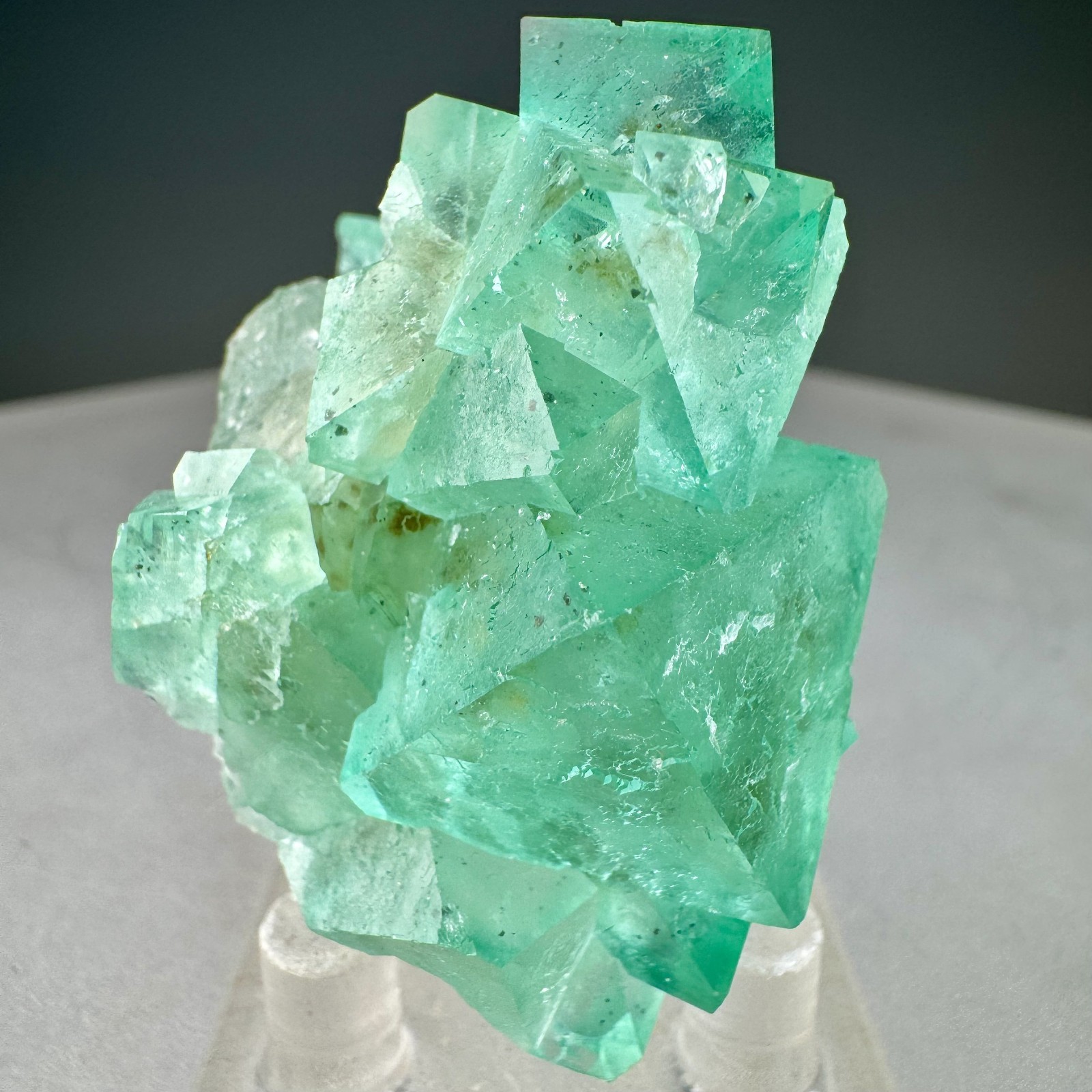 Fine Fluorite Crystals: Riemvasmaak, Northern Cape Province, South Africa