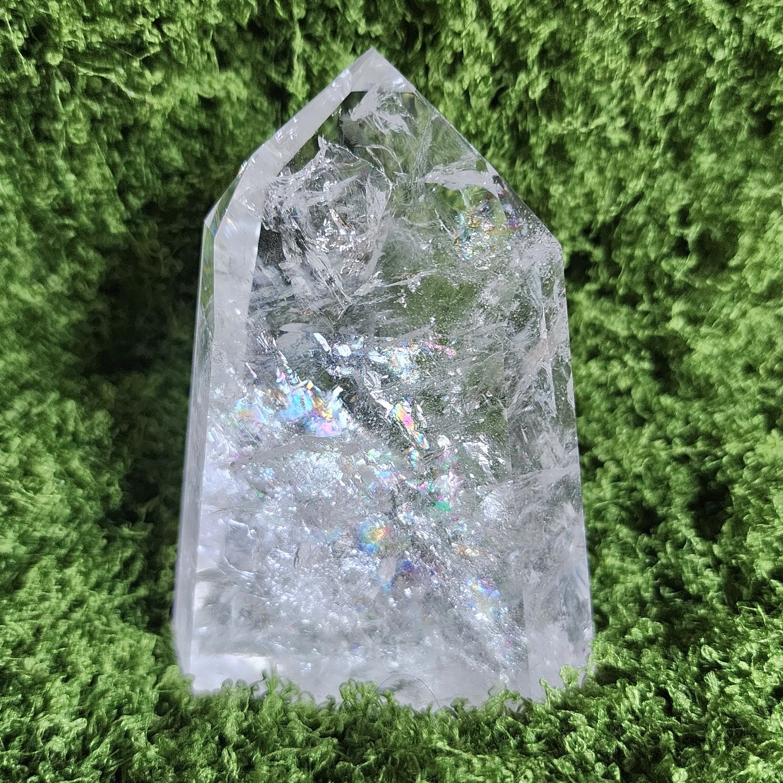 HQ Brazilian Clear Quartz Tower