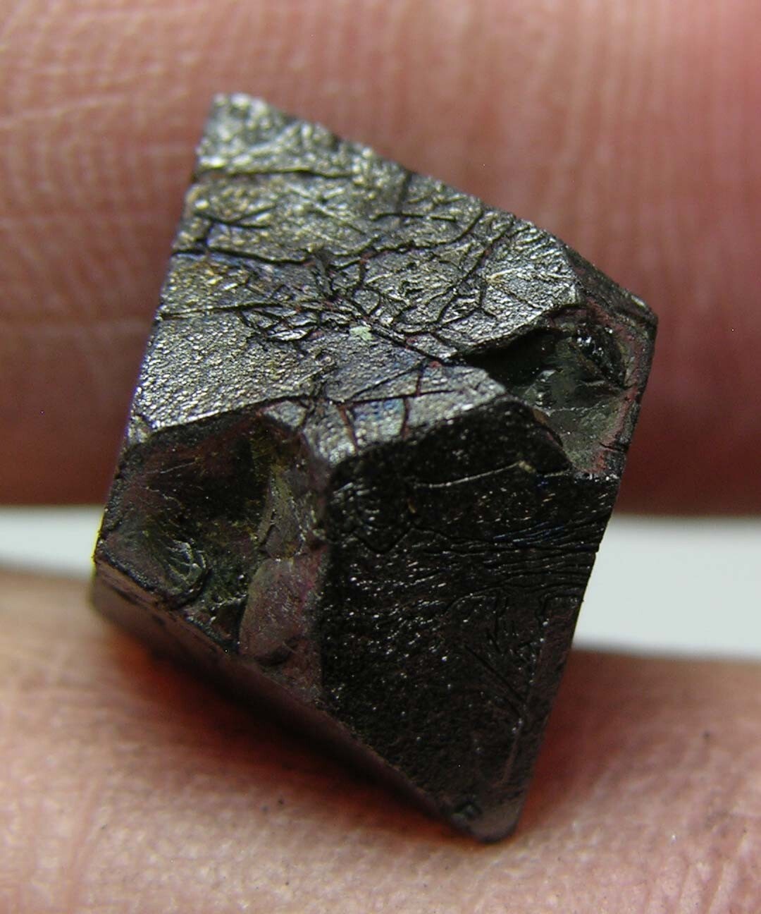 #37 Pakistan 18.95ct Natural Octahedron Magnetite Crystal Specimen 3.75g 16mm
