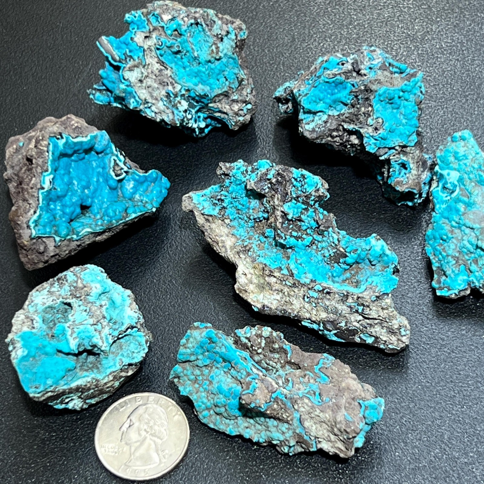 Chrysocolla Crystal Clusters Rough Raw Specimens From Peru Wholesale Gemstone