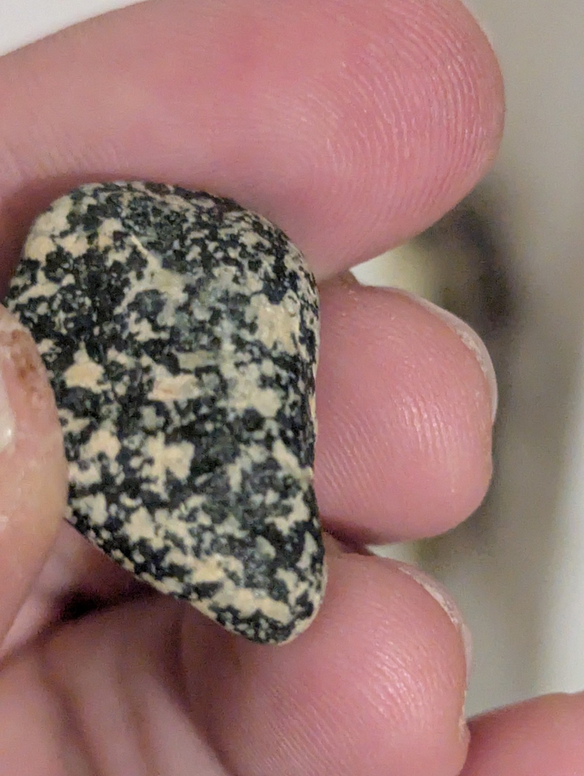 Black & Beige Colored Stone