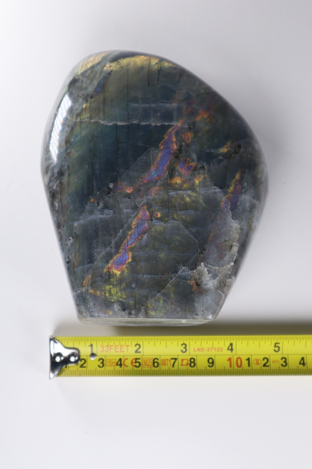 HUGE LABRADORITE Freeform 4lb Rainbow Flash Crystal Blue Gold Display Specimen