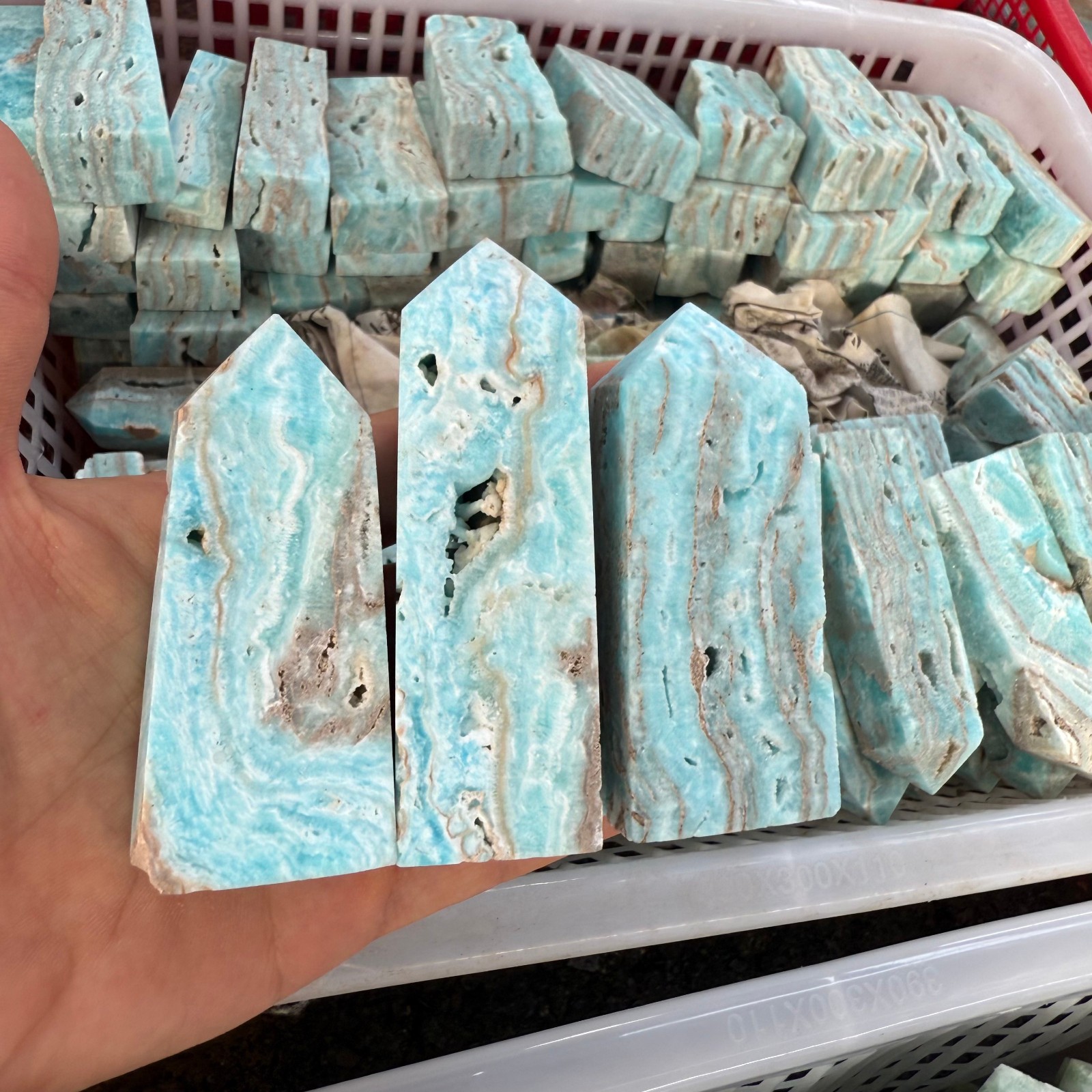 Natural Different grade Mine Healing Stone Obelisk Wand Home Decor 500g