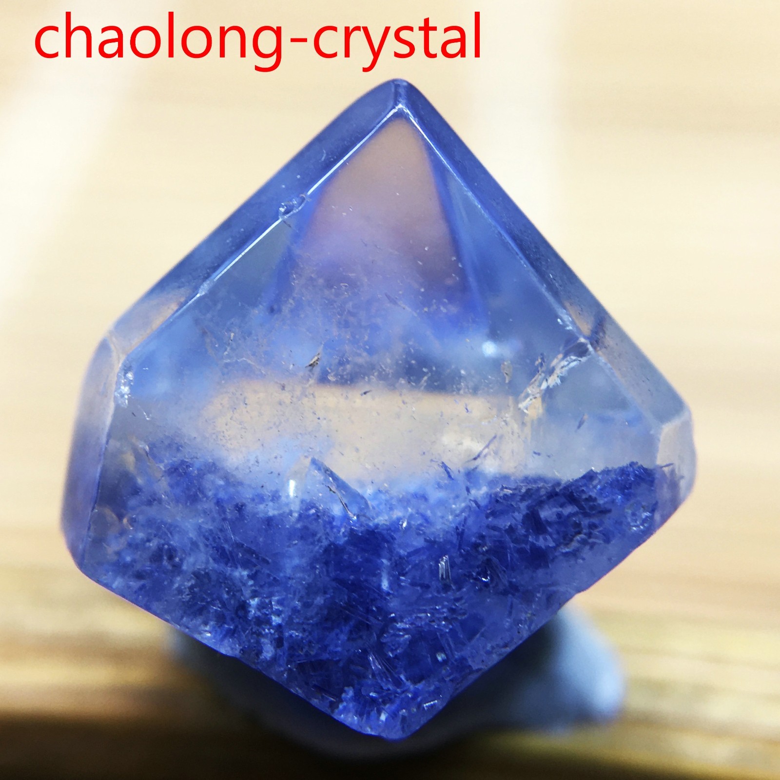 3.3Ct Very Rare NATURAL Beautiful Blue Dumortierite Quartz Crystal Specimen