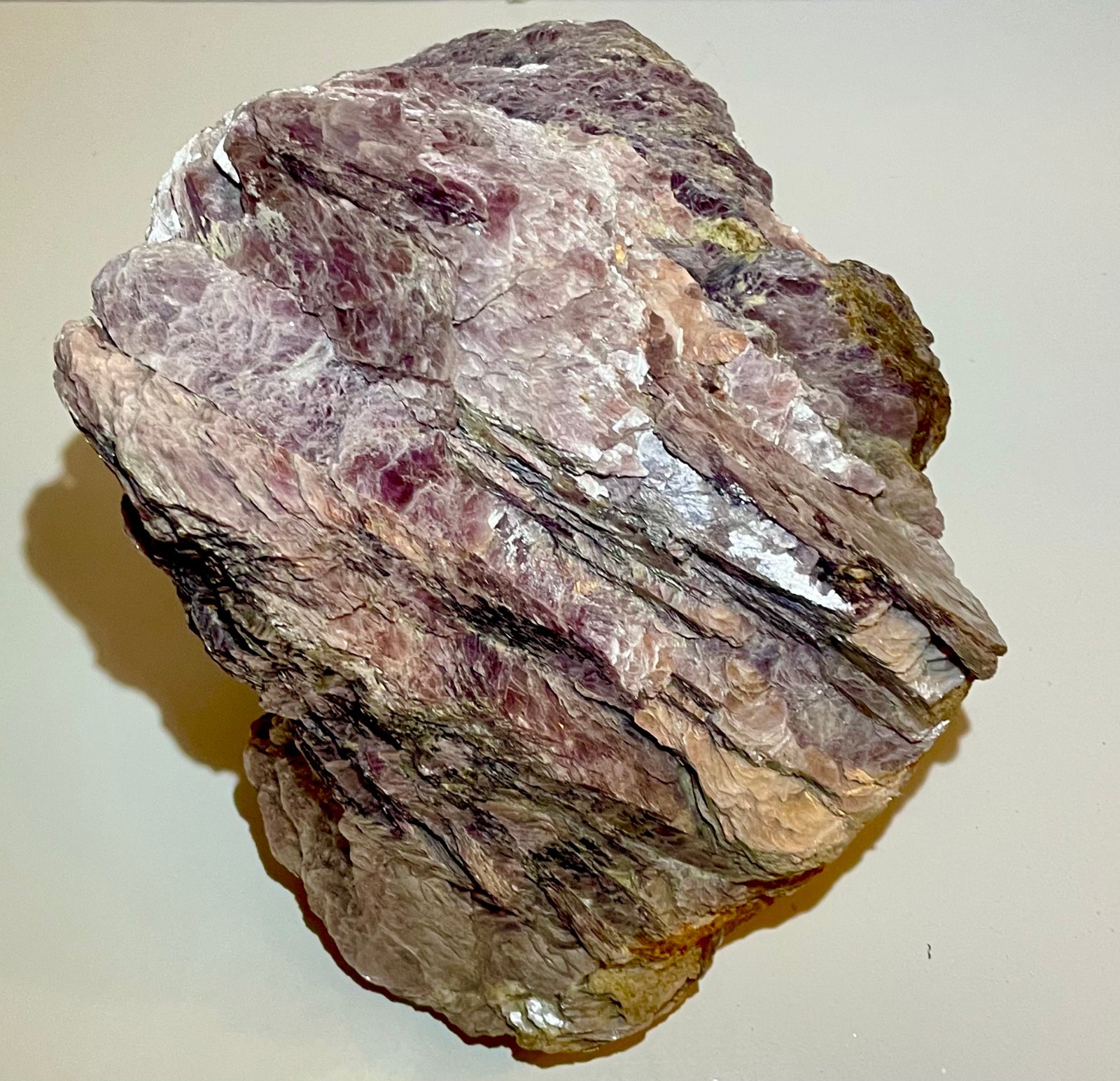 Sparkly Flower LEPIDOLITE Purple Lilac Mica Specimen 4lb 12oz (5.5″ x 6″ x 6.5″)