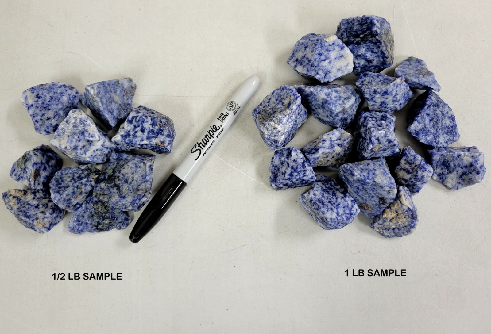 Blue Quartz Crystals AKA Sapphire Quartz – Bulk Rough Gemstones from Brazil