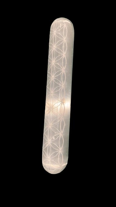 Natural Selenite Crystal Massage Wand ” Smooth Polished Heal LOT of 5 BULK Whole