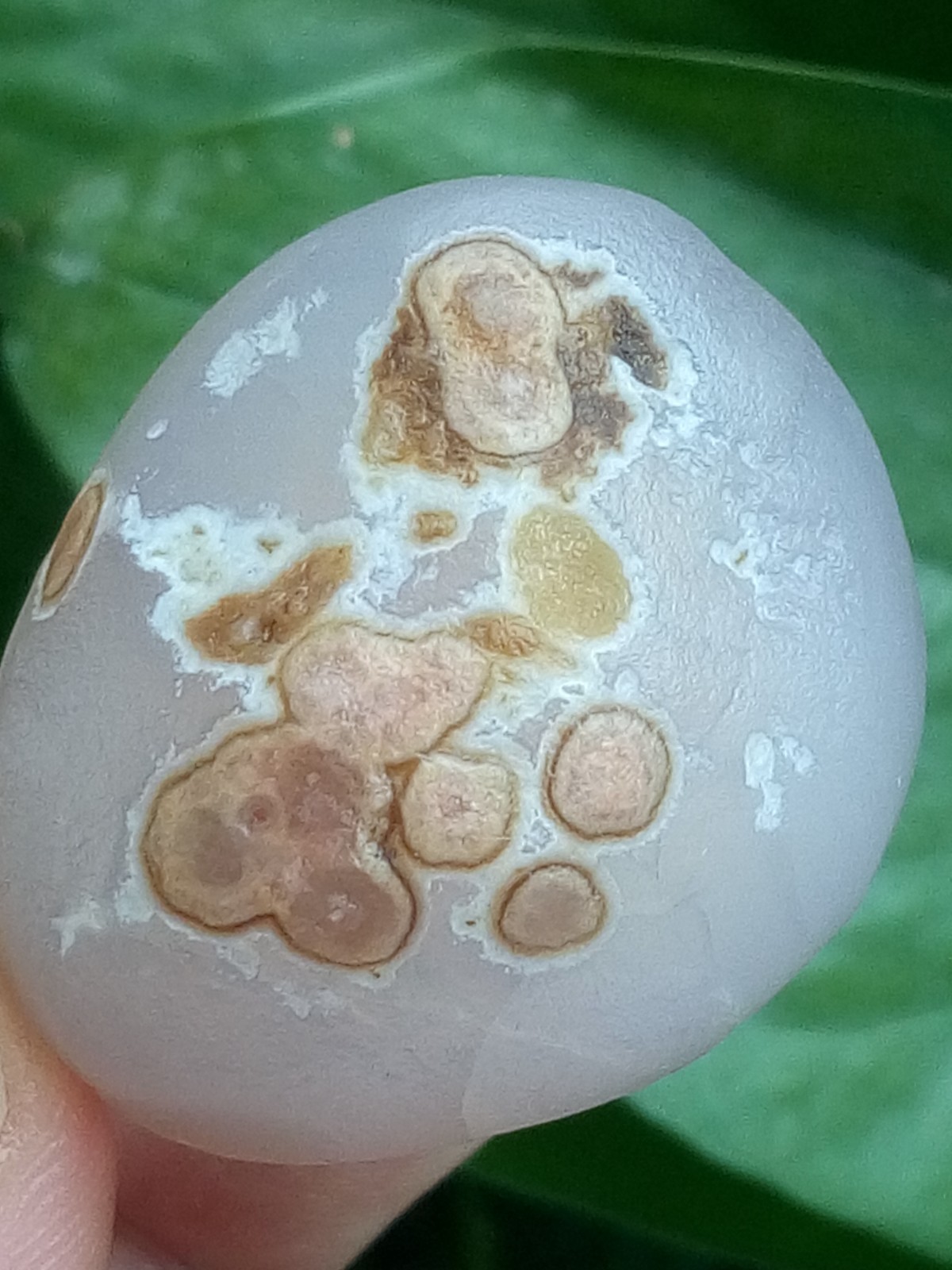 36mm Natural GoBi agate eye agate stone Polishing collection