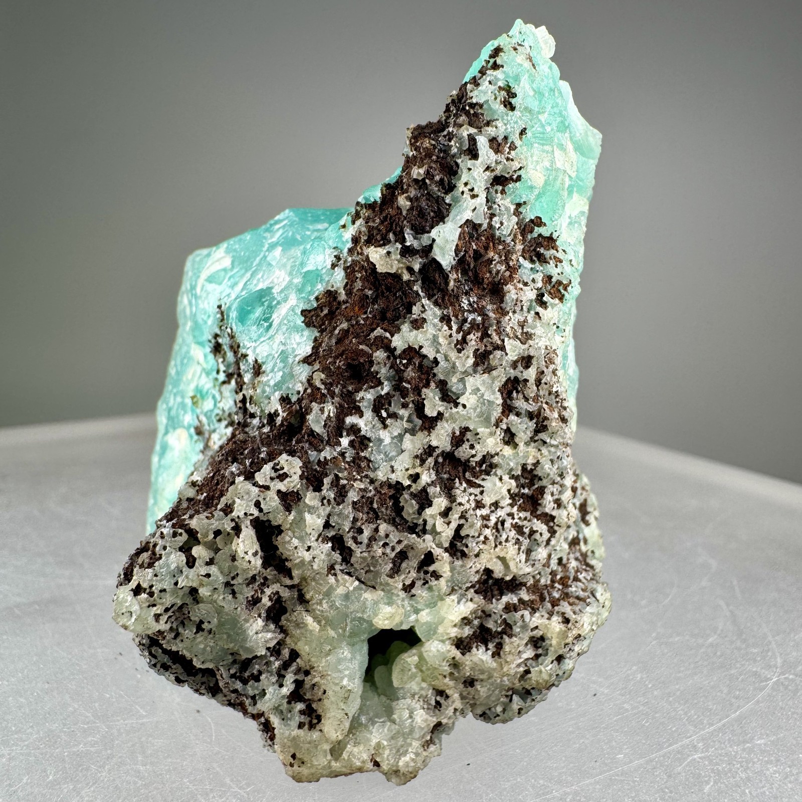 Fine Large Blue Smithsonite: Kelly mine, Magdalena, Socorro Co., New Mexico