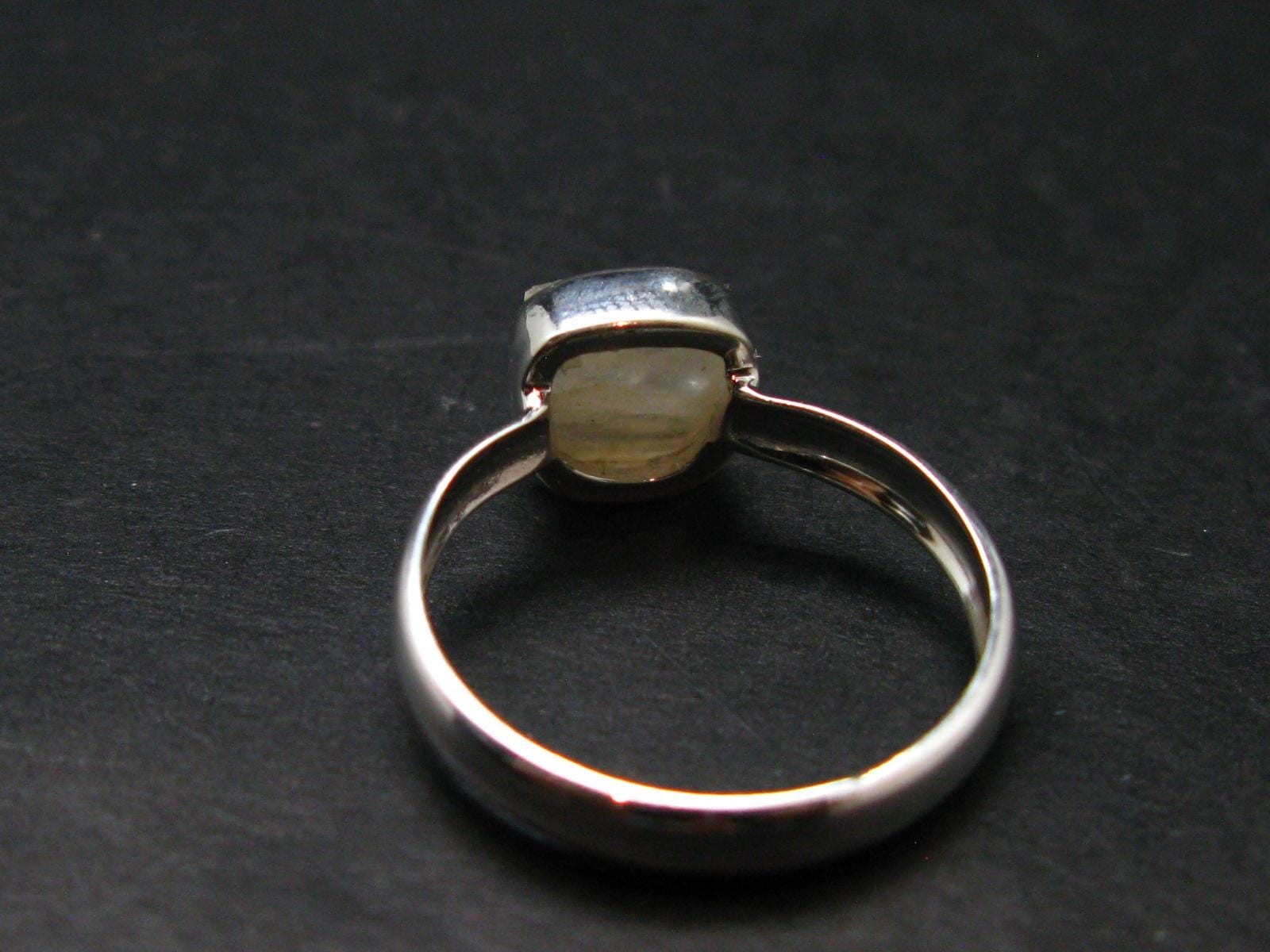 Phenakite Phenacite Crystal Silver Ring From Nigeria – Size 7 – 1.98 Grams
