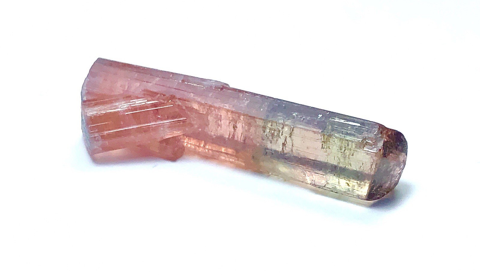 Beautiful an amazing naturel top quality bicolor tourmaline crystal