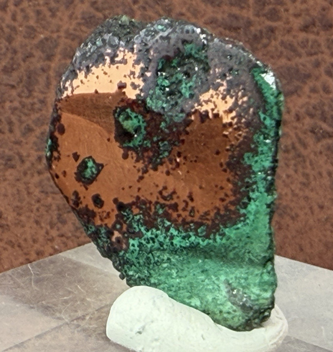 Natural Oxidized Green Glacial Float Copper with Buffed Finish, Michigan 13.0 g