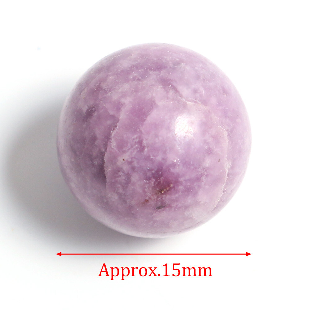 15mm Wholesale Natural Mixed Sphere Quartz Crystal Carved Gem Ball Reiki Healing