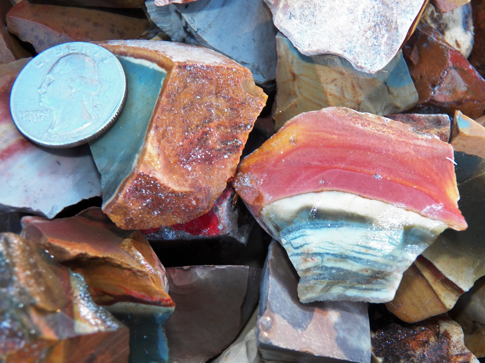 3000 Carat Lots of Desert Jasper Rough – Plus a FREE Faceted Gemstone
